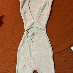 Stylish Ribbed Knit Jumpsuit